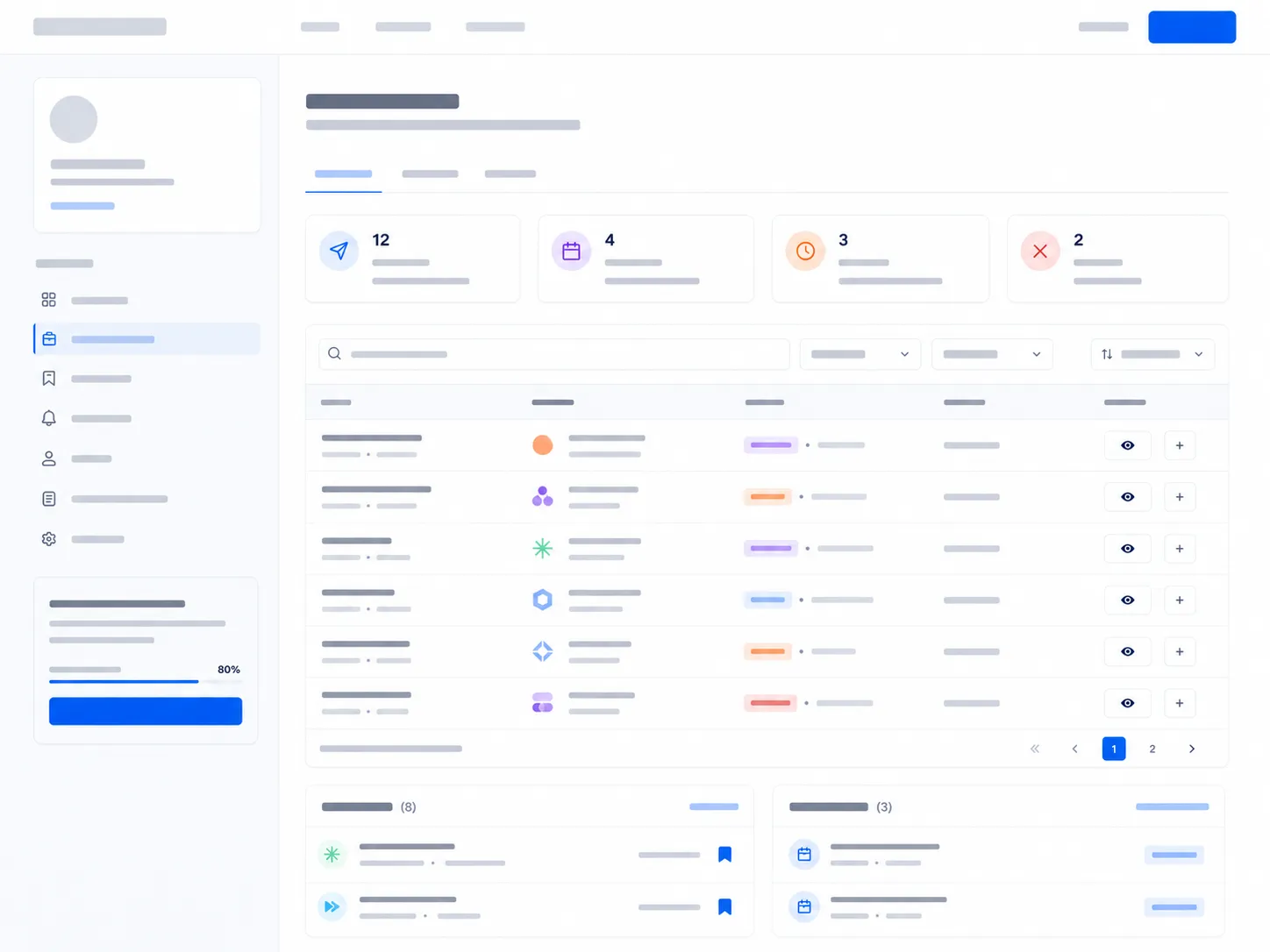 Candidate profile management page with personal information and experience records.